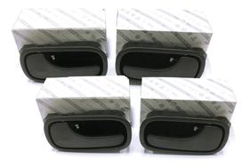 Jogo 4 Maçanetas Dianteira e Traseira Mobi Novo uno Original