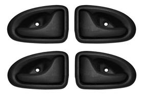 Jogo 4 Maçanetas Interna Porta Renault Clio Symbol Preto Jogo 4 Maçanetas Interna Porta Renault Clio Symbol Preto