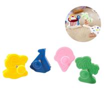 Jogo 4 Moldes para Biscoito Sorvete Barco Summer Silikomart