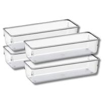 Jogo 4 Organizador Gavetas Modular 5 Porta Talheres Multiuso Jogo 4 Organizador Gavetas Modular 5 Porta Talheres Multiuso