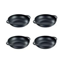 Jogo 4 Parmegianas Ferro Fundido - Panela Mineira