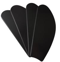 Jogo 4 Pás Tubarão Pretas P/ Ventiladores de Teto Universal