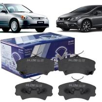 Jogo 4 Pastilha Freio Diant. Civic 1.6 1.7 New Civic 1.8 2.0 Jogo 4 Pastilha Freio Diant. Civic 1.6 1.7 New Civic 1.8 2.0
