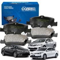 Jogo 4 Pastilhas De Freio Traseira Toyota Corolla 1.8 2008 2009 2010 2011 Jogo 4 Pastilhas De Freio Traseira Toyota Corolla 1.8 2008 2009 2010 2011