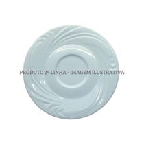 Jogo 4 Pires Café 11cm Porcelana Schmidt Waves 2