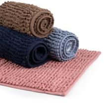 Jogo 4 Pisos Para Hotelaria Tapete para Banheiro Extra Macio