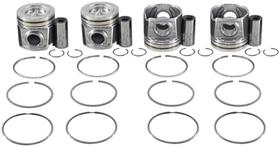 Jogo 4 Pistão Com Anel Boxer 2012 a 2017 P&A9748 STD Jogo 4 Pistão Com Anel Boxer 2012 a 2017 P&A9748 STD