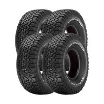 Jogo 4 Pneus BFGoodrich Aro 17 All Terrain T/A KO2 37X12.50R17 124R 8 Lonas - Letras Brancas