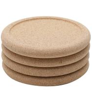 Jogo 4 Porta Copos Cortiça 10cm