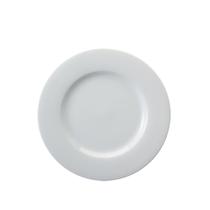 Jogo 4 Prato Para Pão 16 Cm Porcelana Plano Aba Larga