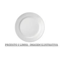 Jogo 4 Prato Raso 23 Cm Porcelana Schmidt Cilíndrica 007 2ª Jogo 4 Prato Raso 23 Cm Porcelana Schmidt Cilíndrica 007 2ª