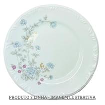 Jogo 4 Prato Raso 26cm Porcelana Schmidt Elsa E651 2