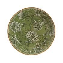 Jogo 4 Prato Raso 26cm Porcelana Schmidt Floresta