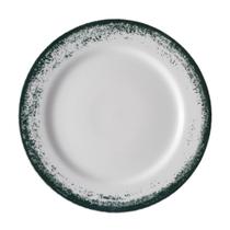 Jogo 4 Prato Raso 26cm Porcelana Schmidt Nevoa Verde