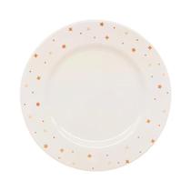 Jogo 4 Prato Raso 27cm Porcelana Schmidt Estrela Natal Jogo 4 Prato Raso 27cm Porcelana Schmidt Estrela Natal