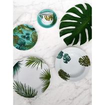 Jogo 4 Prato Raso 27cm Porcelana Schmidt Patricia