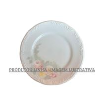 Jogo 4 Prato Sobremesa 19 Cm Porcelana Schmidt Romântica 2 Jogo 4 Prato Sobremesa 19 Cm Porcelana Schmidt Romântica 2
