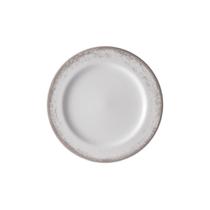 Jogo 4 Prato Sobremesa 19cm Porcelana Schmidt Nevoa Cinza