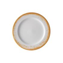 Jogo 4 Prato Sobremesa 19cm Porcelana Schmidt Nevoa Mostarda Jogo 4 Prato Sobremesa 19cm Porcelana Schmidt Nevoa Mostarda