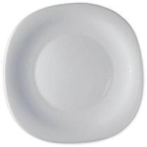 Jogo 4 Prato Sobremesa De Vidro Parma Bormioli Branco 20cm