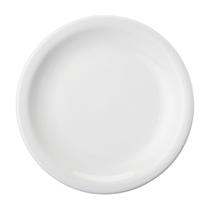 Jogo 4 Pratos Raso 28cm Schmidt - Mod. Protel 073 - Branco - Lisa