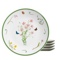 Jogo 4 Pratos Raso Coup Jardim Campestre Cerâmica Alleanza 29cm Jogo 4 Pratos Raso Coup Jardim Campestre Cerâmica Alleanza 29cm