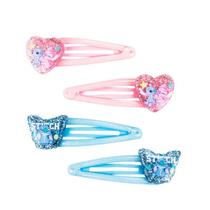 Jogo 4 presilhas cabelo stitch - disney Jogo 4 presilhas cabelo stitch - disney