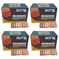 Jogo 4 Refil Remendo Conserto Pneu Carro S/Camara Cx 60pçs Jogo 4 Refil Remendo Conserto Pneu Carro S/Camara Cx 60pçs