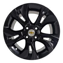 Jogo 4 Rodas Aro 14x6,0 4x100 Gm Onix Turbo Rs S35 Black