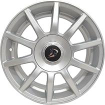 Jogo 4 Rodas BRW 1570 Spirit Aro 15 4x100 / 4x108 Prata Tala 6 ET 35