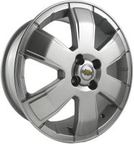 Jogo 4 Rodas BRW 820 Montana Sport Aro 17 4x100 Prata Tala 7 ET 45