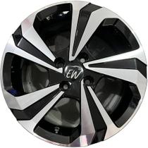 Jogo 4 Rodas Engemec EW VRS Virtus Confortline Aro 15 4 x 99 Preto Diamante Tala 6 ET 38