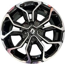 Jogo 4 Rodas Ramlow P-106 Sandero RS Aro 15 4 X 99 Preto Diamante Tala 6 ET 40