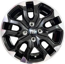 Jogo 4 Rodas Ramlow P-107 Strada Turbo 2024 Aro 15 4x99 Preto Diamante Tala 6 ET 38