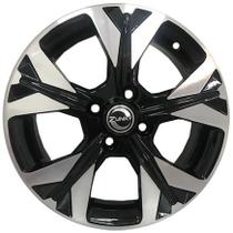 Jogo 4 Rodas Zunky ZK-850 Onix 2020 Aro 15 4 x 100 Preto Diamante Tala 6 ET 40