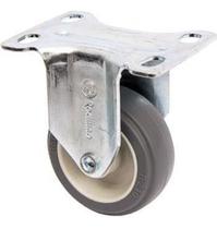 Jogo 4 Rodizios Fixo 2pol. R210 Pvc Placa/chapa 30kg Por Roda