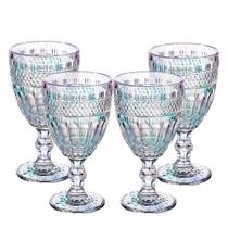 Jogo 4 Taça De Vidro Furtacor Ametista Rainbow Luxo 340ml Em Casa Tem Jogo 4 Taça De Vidro Furtacor Ametista Rainbow Luxo 340ml Em Casa Tem