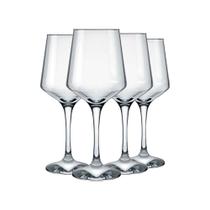 Jogo 4 Taças Brunello 390ml Ideal Vinho Tinto Refinado Vidro Nadir