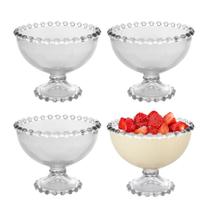 Jogo 4 Taças Cristal Chumbo para Sobremesa Pearl Wolff 200ml Jogo 4 Taças Cristal Chumbo para Sobremesa Pearl Wolff 200ml