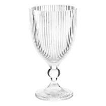 Jogo 4 Taças de Vidro Caneladas Haus Concept 350ml Transparente para Vinho, Drinks, Água e Sucos Jogo 4 Taças de Vidro Caneladas Haus Concept 350ml Transparente para Vinho, Drinks, Água e Sucos
