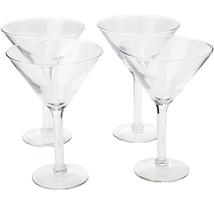 Jogo 4 Taças Martini Drink Vidro 296ml Jogo 4 Taças Martini Drink Vidro 296ml