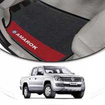 Jogo 4 Tapetes De Camionete Amarok Cabine Simples Ou Dupla