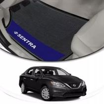 Jogo 4 Tapetes De Carro Nissan Sentra Borracha Grossa Preto
