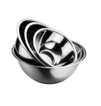 Jogo 4 Tigelas Fundas de Aço Inox Jogo 4 Tigelas Fundas de Aço Inox