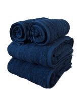 Jogo 4 Toalhas de Banho e Rosto Super Grossa Loft Macia 100% Algodão Alta Gramatura 600g