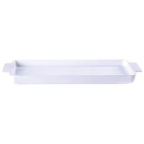 Jogo 4 Travessas de Porcelana 36x19cm Maria Augusta Retangular Rasa Branco Tramontina Bandeja Jogo 4 Travessas de Porcelana 36x19cm Maria Augusta Retangular Rasa Branco Tramontina Bandeja