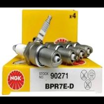 Jogo 4 Vela ignição Chevrolet Agile 2009 a 2020 Ngk BPR7E-D
