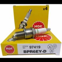 Jogo 4 Vela ignição Vw Voyage 1986 a 1995 Ngk BPR6EY-D