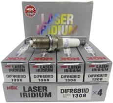 Jogo 4 Velas Ignição Corolla 2008 a 2011 Ngk DIFR6B11D