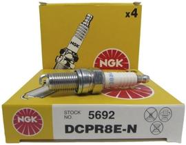 Jogo 4 Velas Ignição Doblo 2002 a 2006 Ngk DCPR8E-N